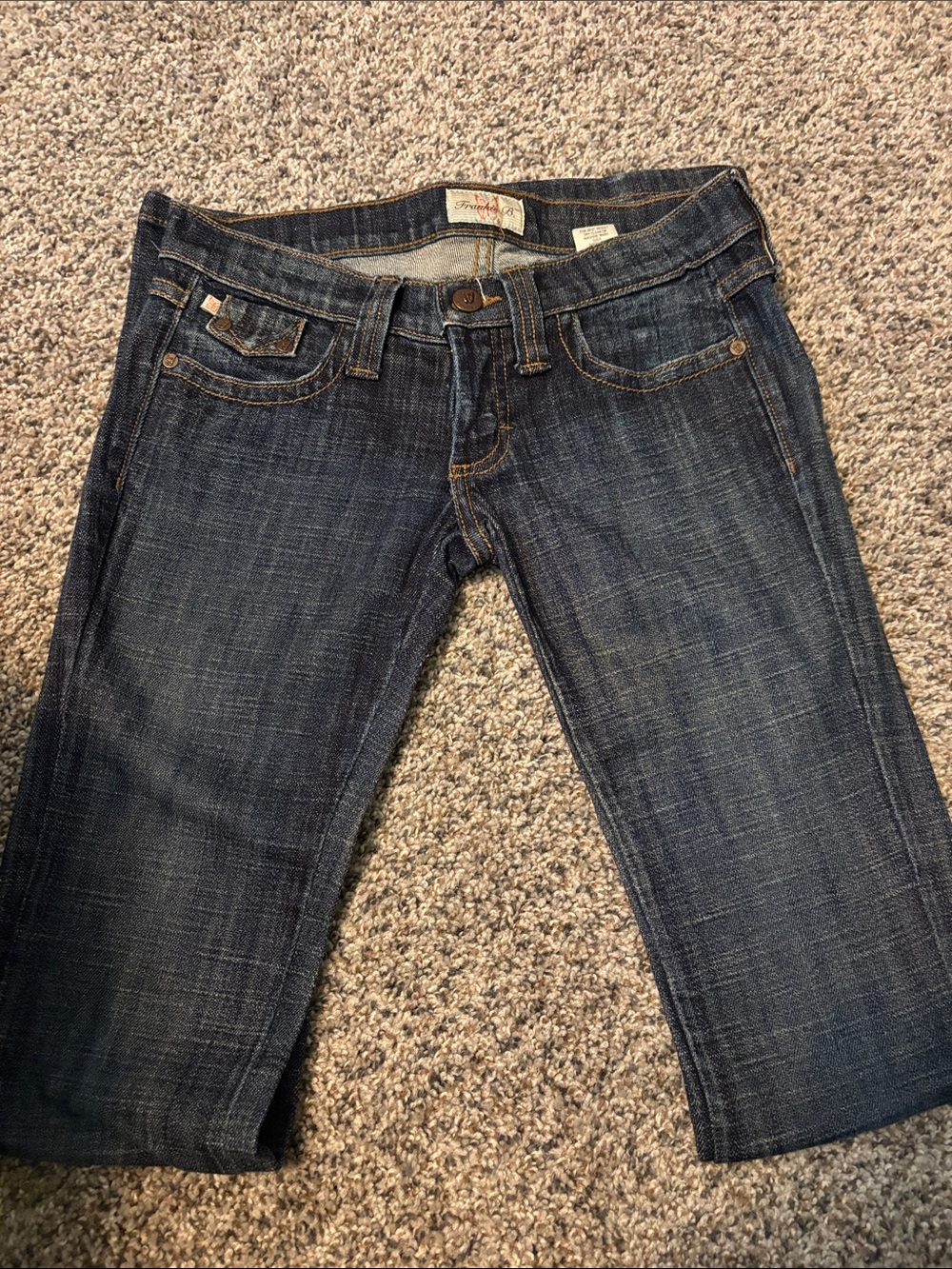 Frankie B. Dark Wash Straight Leg Jeans